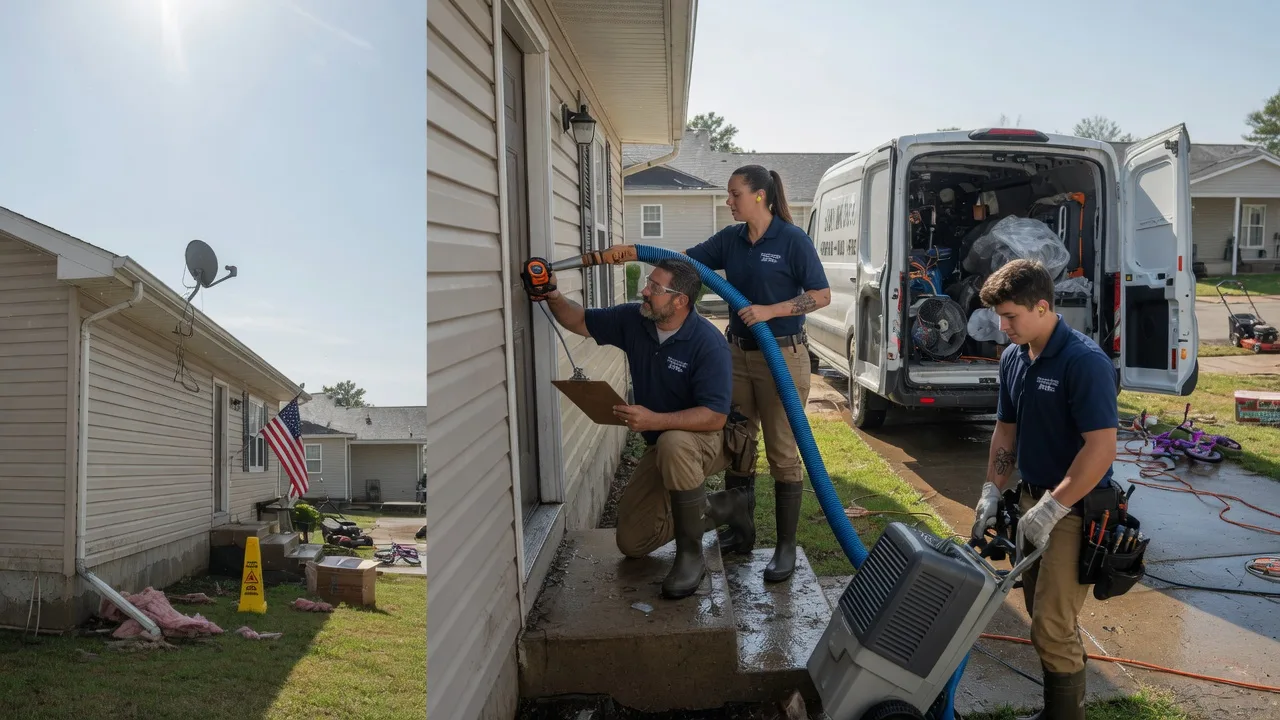 Ceiling Water Damage Restoration in Bement, IL near me
